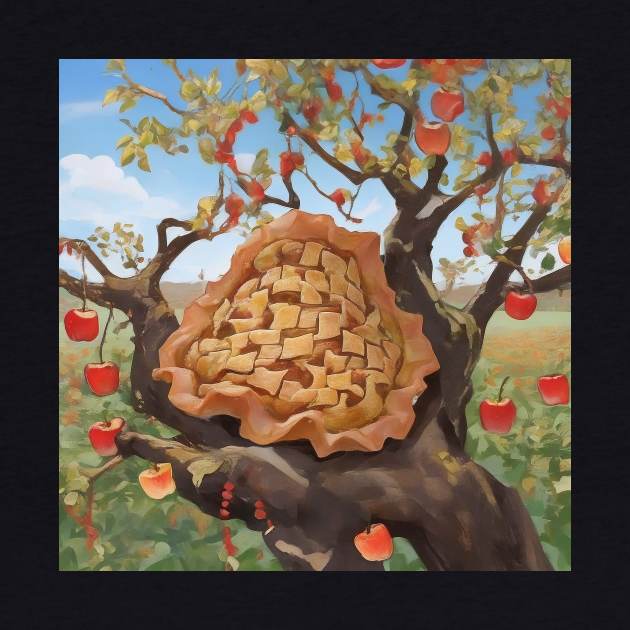 Apple Pie Vintage Since Picture Sweet Kawaii Art by Flowering Away